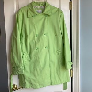 White Stag Green Waterproof Trench